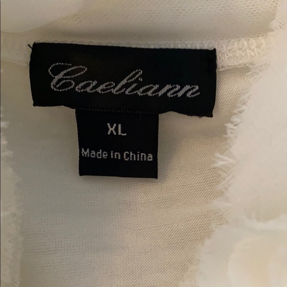 Raw Edge Ruffle Tank - Picture 5 of 5